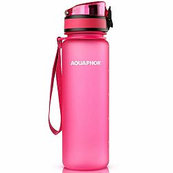 Aquaphor Filtračná fľaša City 0,5 l, ružová