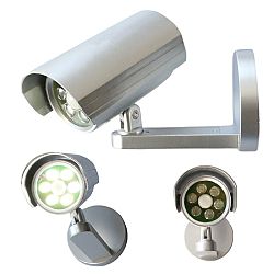 Bezpečnostné svetlo/kamera so senzorom pohybu, 6 LED