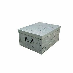 Compactor Skladacia úložná krabica Compactor Ring - kartón box 50 x 40 x 25 cm, zelená