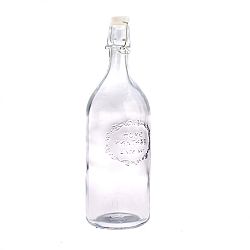 Sklenená fľaša s uzáverom 1 l