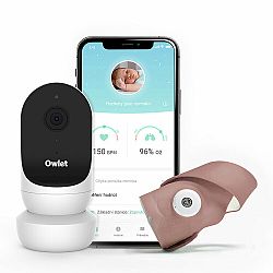 OWLET Ponožka inteligentná Owlet Smart Sock 3 a Kamera Owlet Cam 2 - svetlo zelená