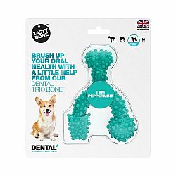 TASTY BONE Dental trio kostička nylonová pre malých psov - Peppermint