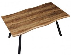 Jedálenský stôl Alfred 160x90 cm, hnedý dub%