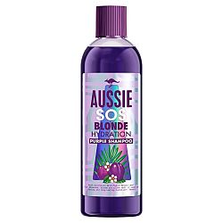 Aussie SOS Purple fialový šampón pre blond vlasy 290 ml