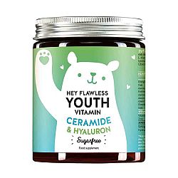 Bears Hey Flawless Youth anti-age vitamíny pre pleť s ceramidy bez cukru 60 ks