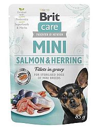 Brit Care Mini Sterilised Salmon & Herring Fillets in Gravy 85 g