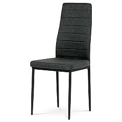 Sconto Jedálenská stolička FANCY sivá/čierna