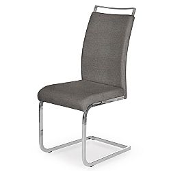 Sconto Jedálenská stolička SCK-348 sivá/chróm